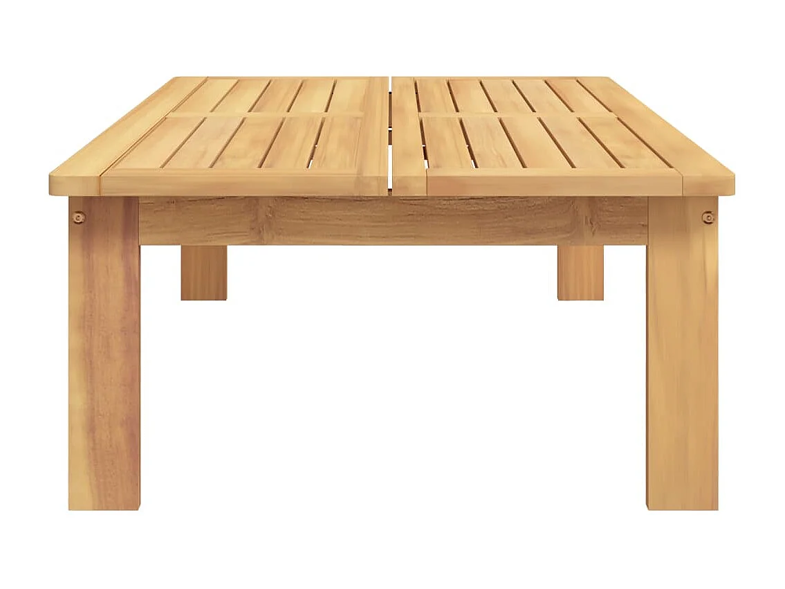 Table de jardin 100x60x30 cm bois d'acacia solide