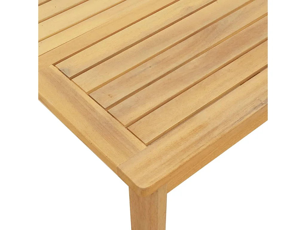 Table de jardin 100x60x30 cm bois d'acacia solide