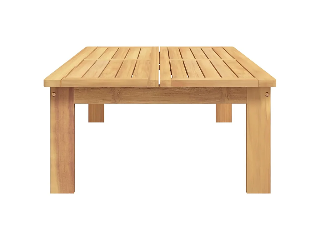 Table de jardin 100x60x30 cm bois d'acacia solide