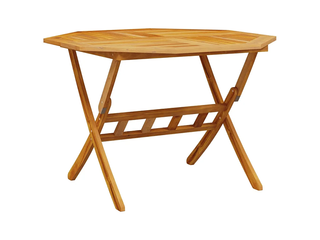 Gartentisch Klappbar Ø110x75 cm Massivholz Akazie