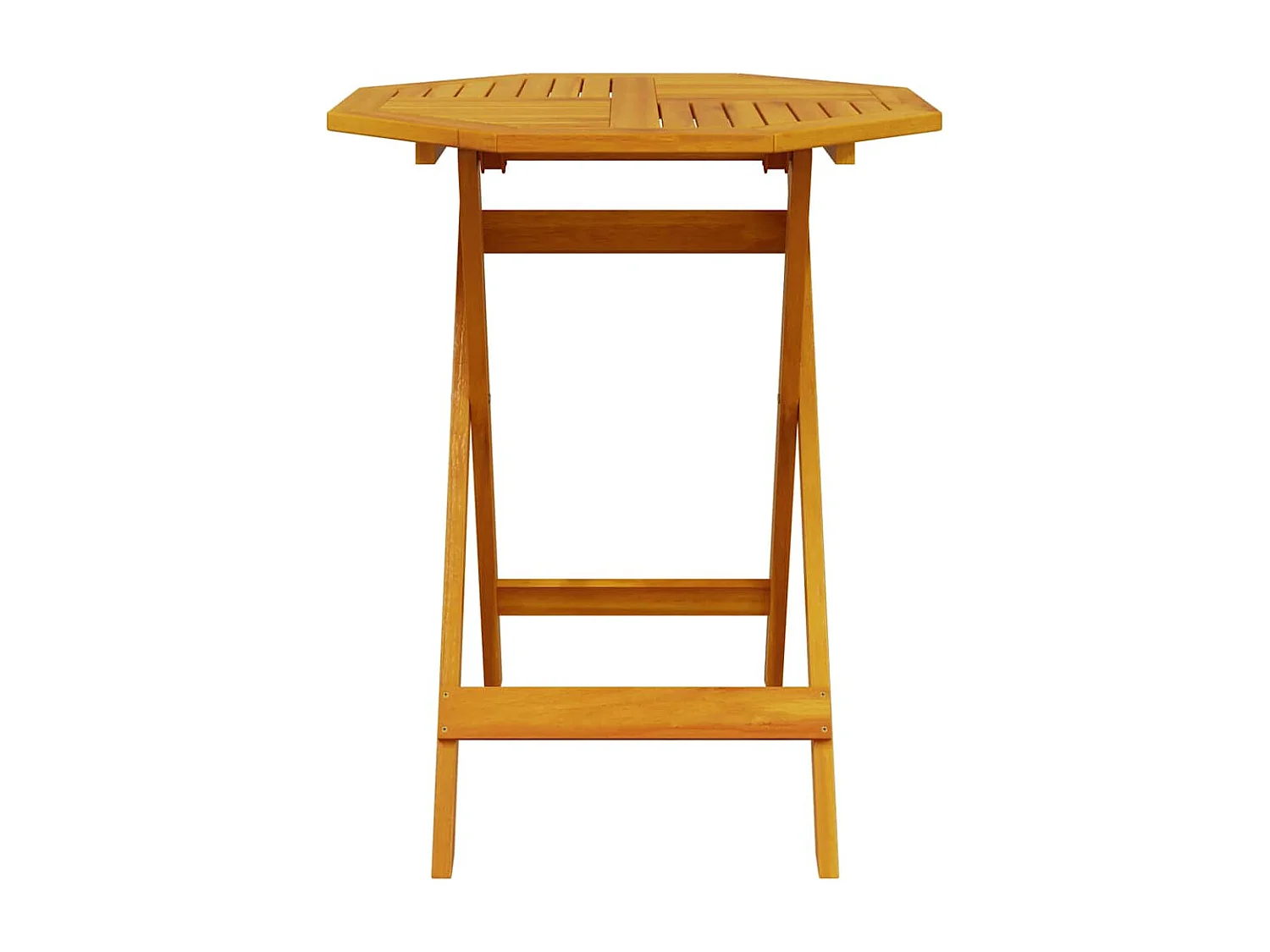 Table pliable de jardin Ø70x75 cm bois d'acacia massif