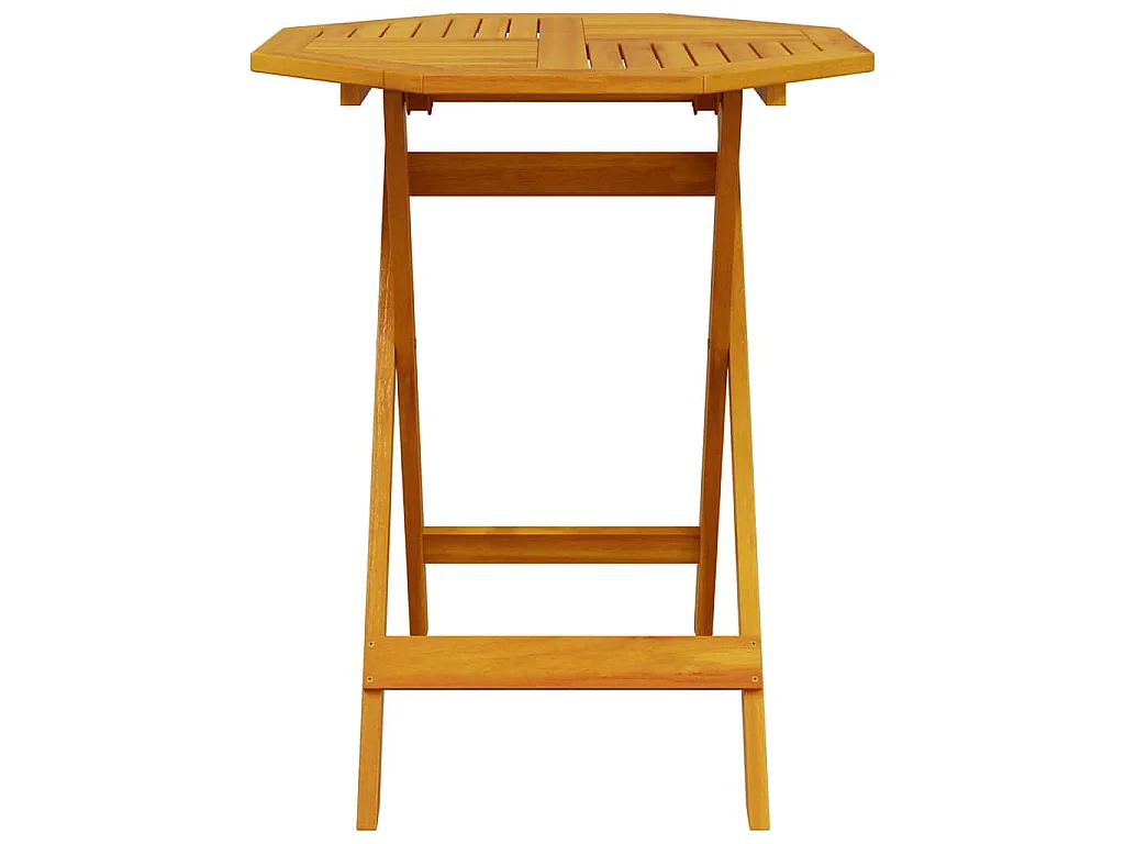 Mesa de jardim dobrável Ø70x75 cm madeira de acácia maciça