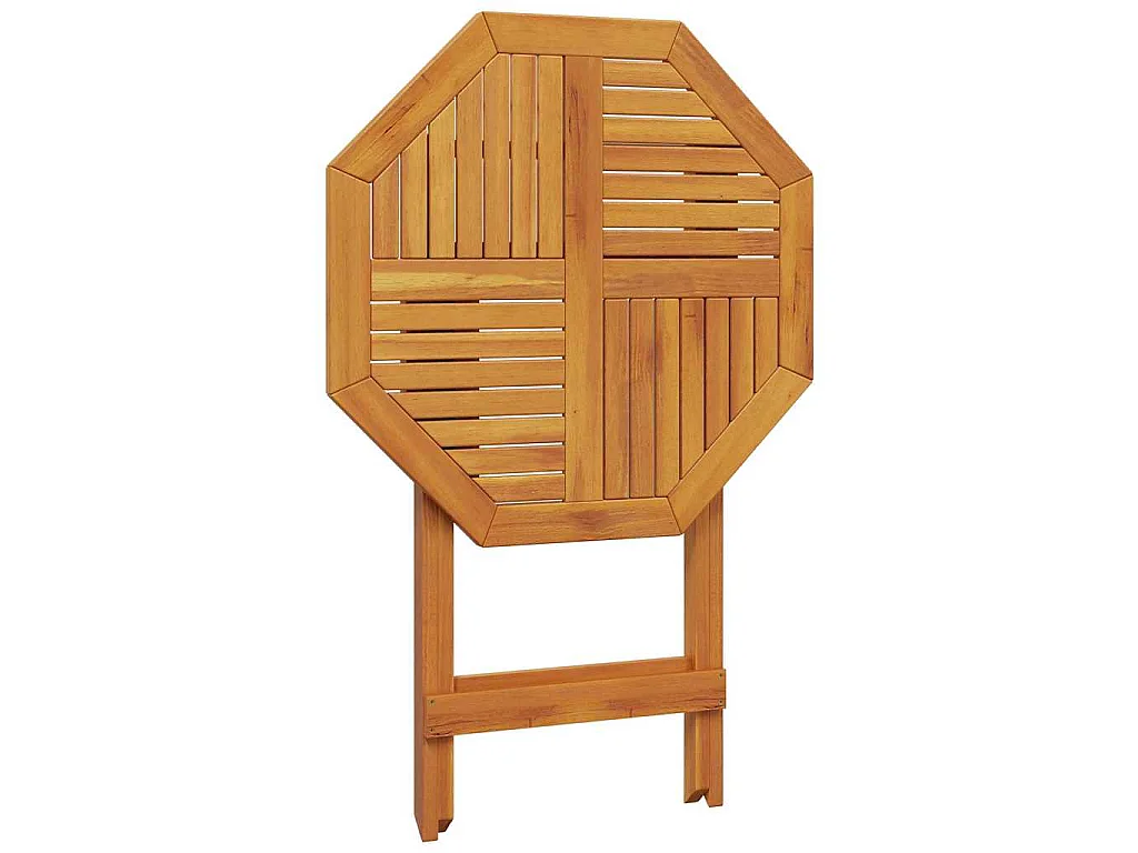 Mesa de jardim dobrável Ø70x75 cm madeira de acácia maciça