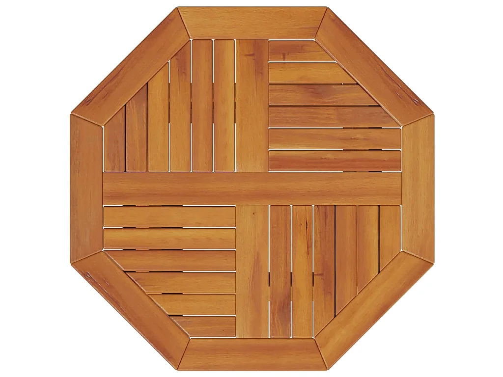 Gartentisch Klappbar Ø60x75 cm Massivholz Akazie