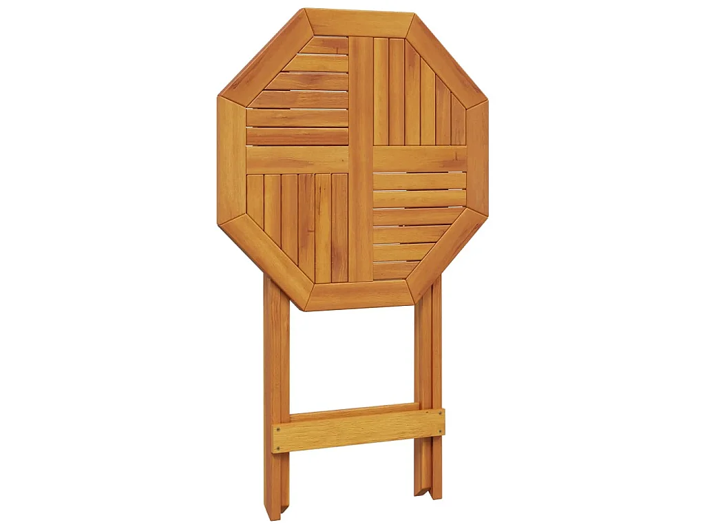 Gartentisch Klappbar Ø60x75 cm Massivholz Akazie