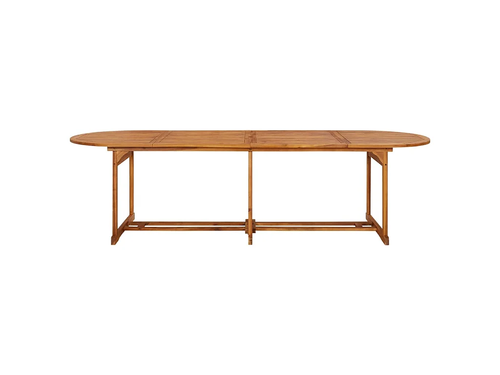 Table à dîner de jardin 280x90x75 cm Bois d'acacia massif