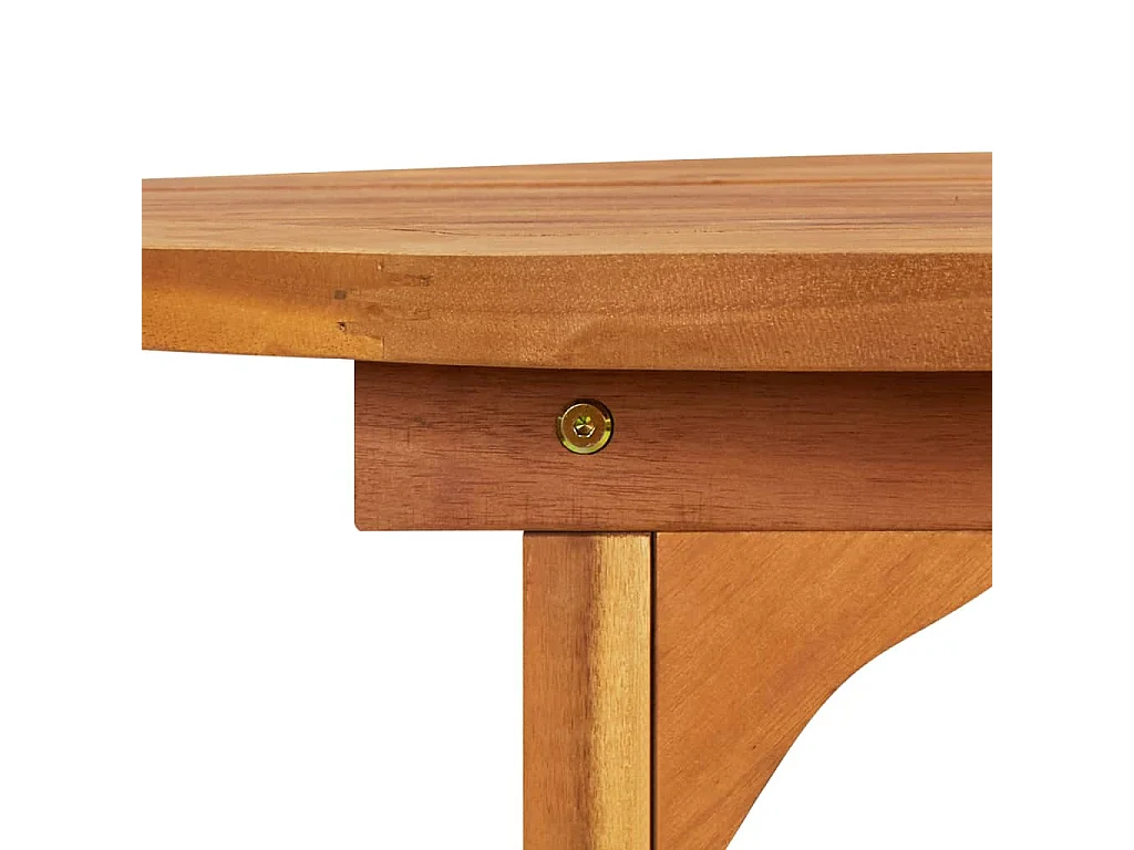 Table à dîner de jardin 280x90x75 cm Bois d'acacia massif