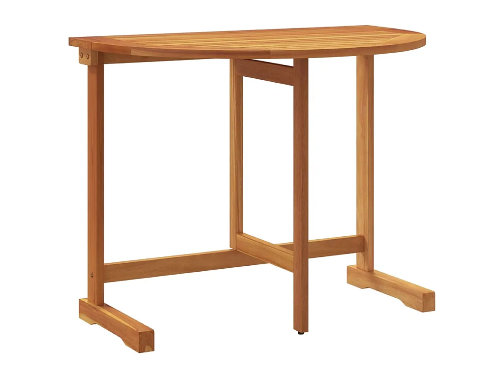 Mesa de varanda dobrável 90x60x72 cm madeira de acácia maciça