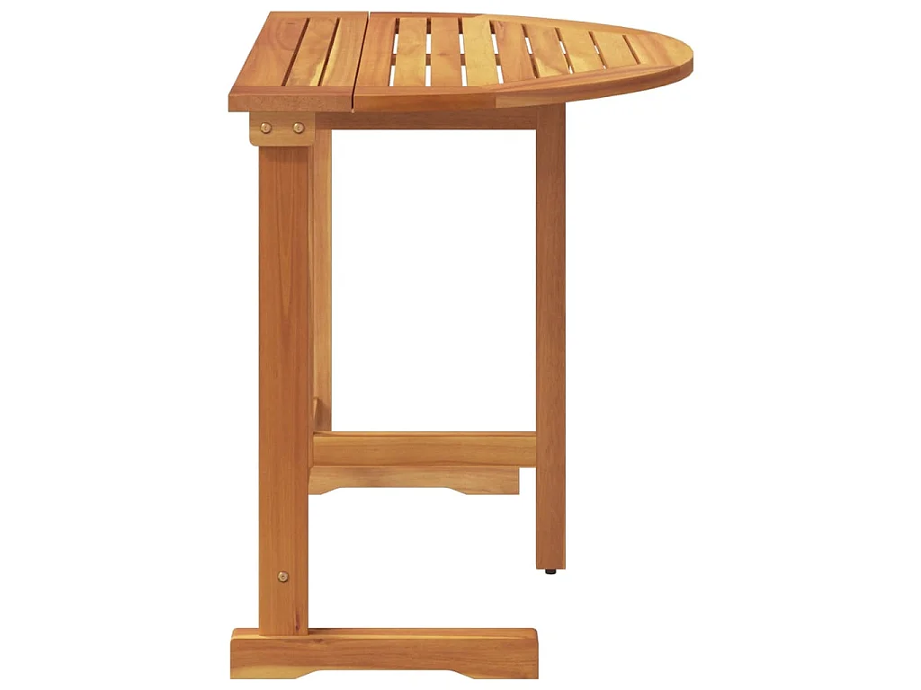 Mesa de varanda dobrável 90x60x72 cm madeira de acácia maciça
