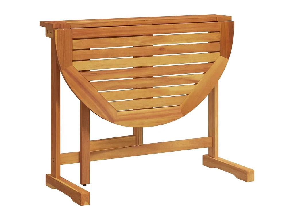 Mesa de varanda dobrável 90x60x72 cm madeira de acácia maciça