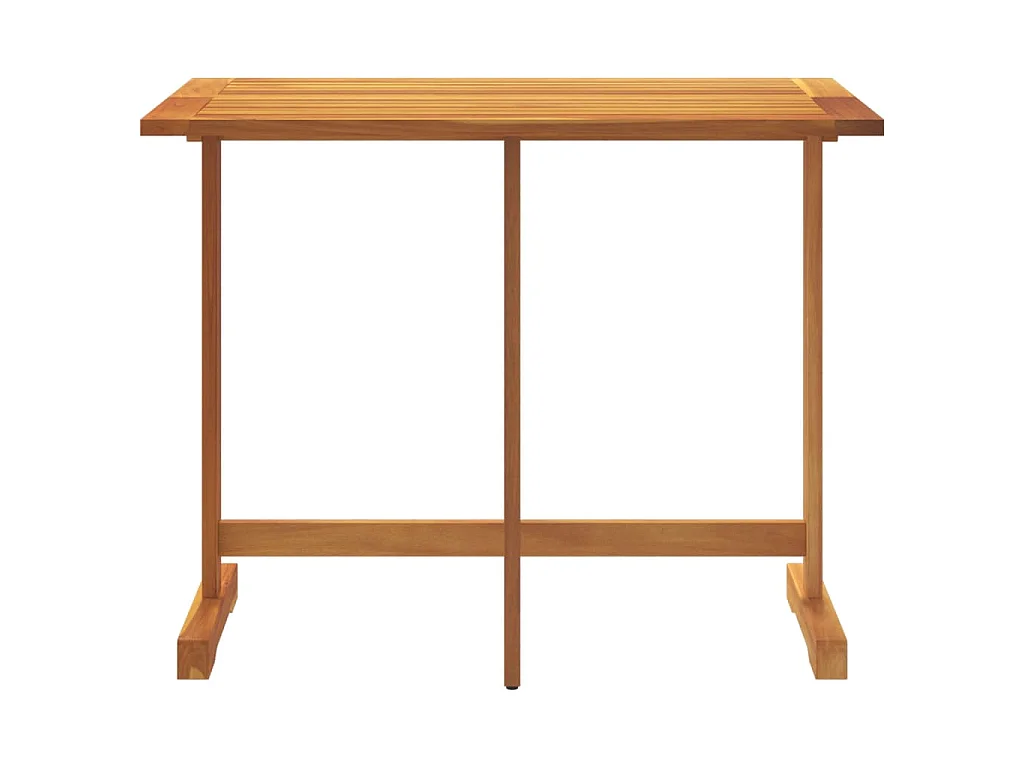 Table pliable de balcon 90x60x72 cm bois d'acacia solide