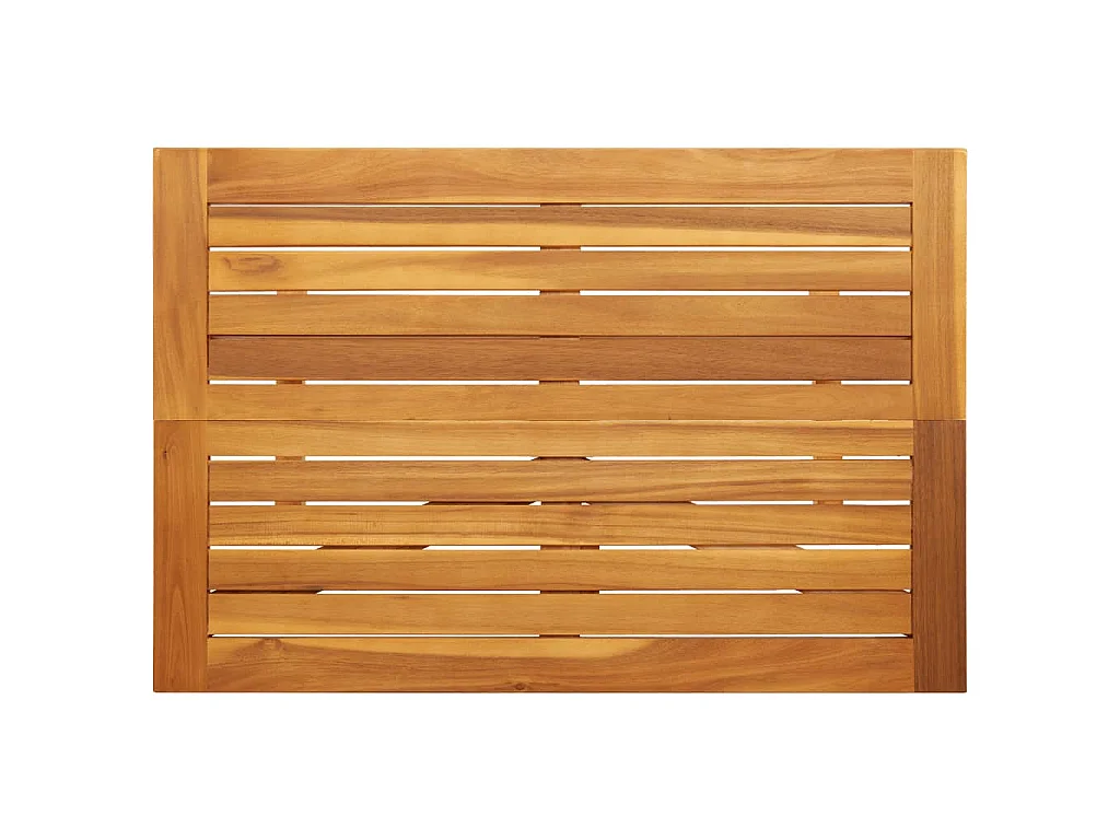 Table pliable de balcon 90x60x72 cm bois d'acacia solide