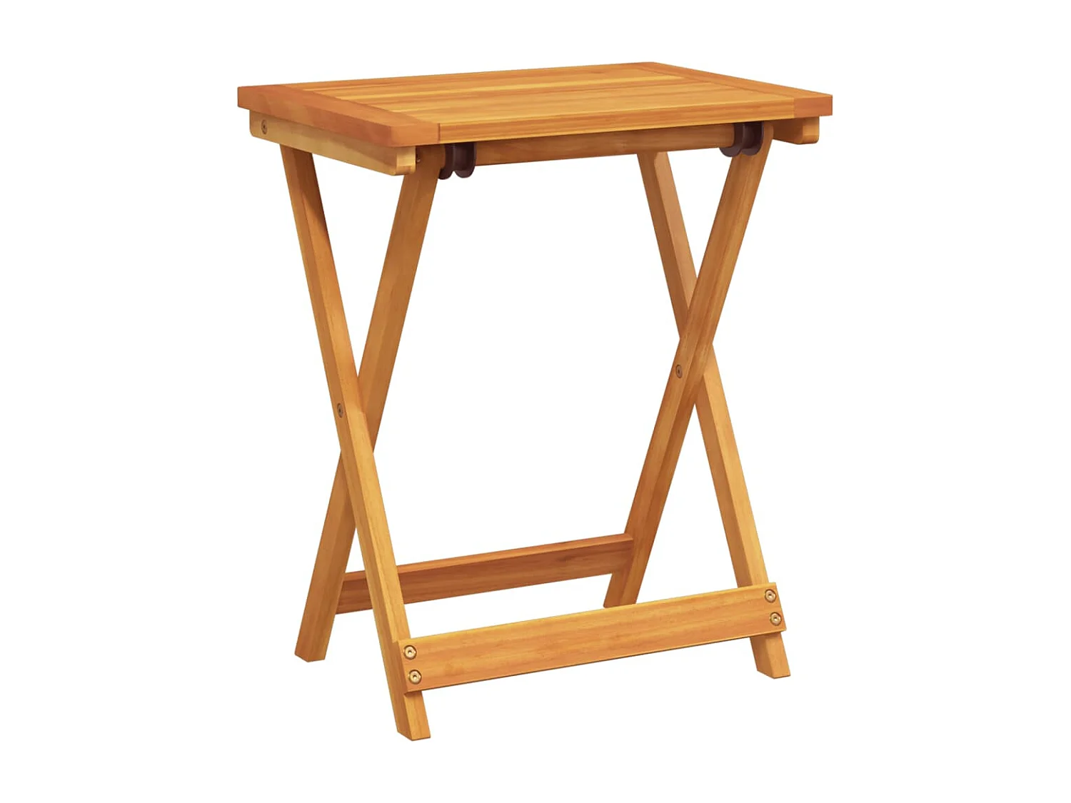 Table pliable de jardin 50x36x60 cm bois d'acacia solide