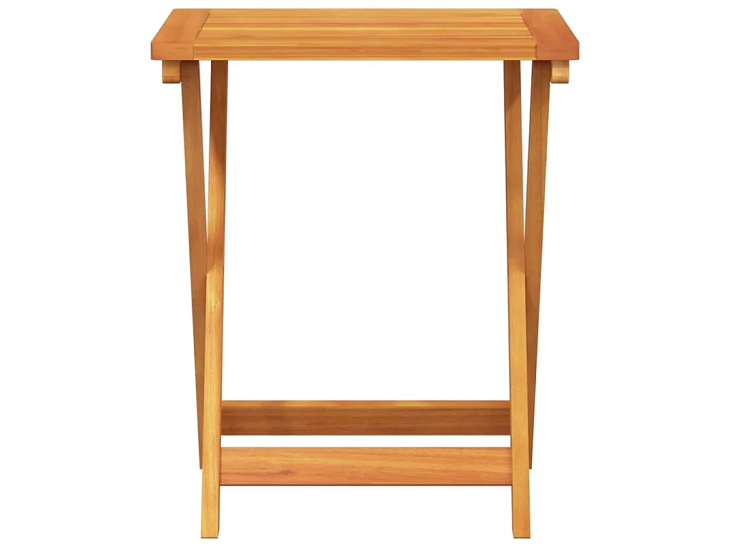 Tavolo da Giardino Pieghevole 50x36x60 cm Legno Massello Acacia