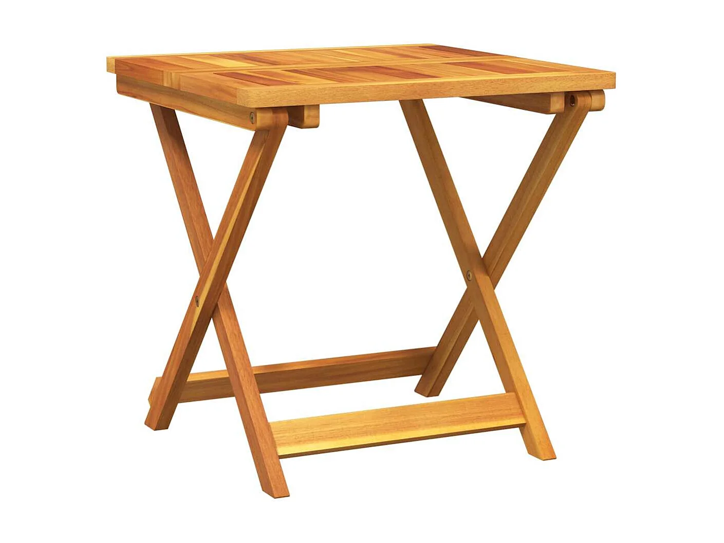 Table pliable de jardin 50x50x50 cm bois d'acacia solide