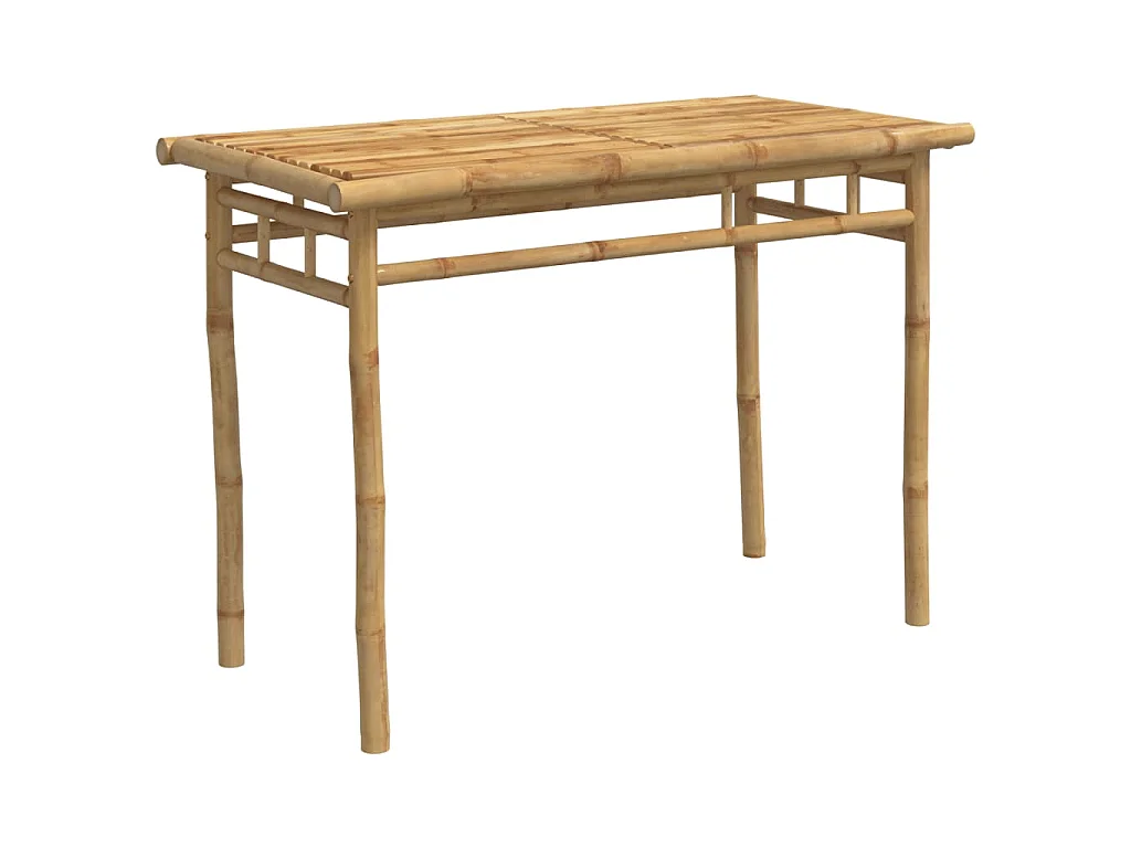 Table à manger de jardin 110x55x75 cm bambou