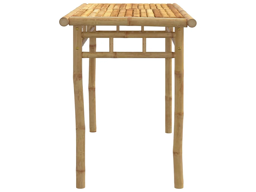 Table à manger de jardin 110x55x75 cm bambou