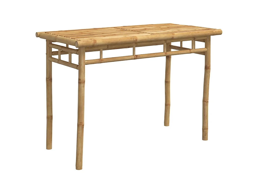 Table à manger de jardin 110x55x75 cm bambou