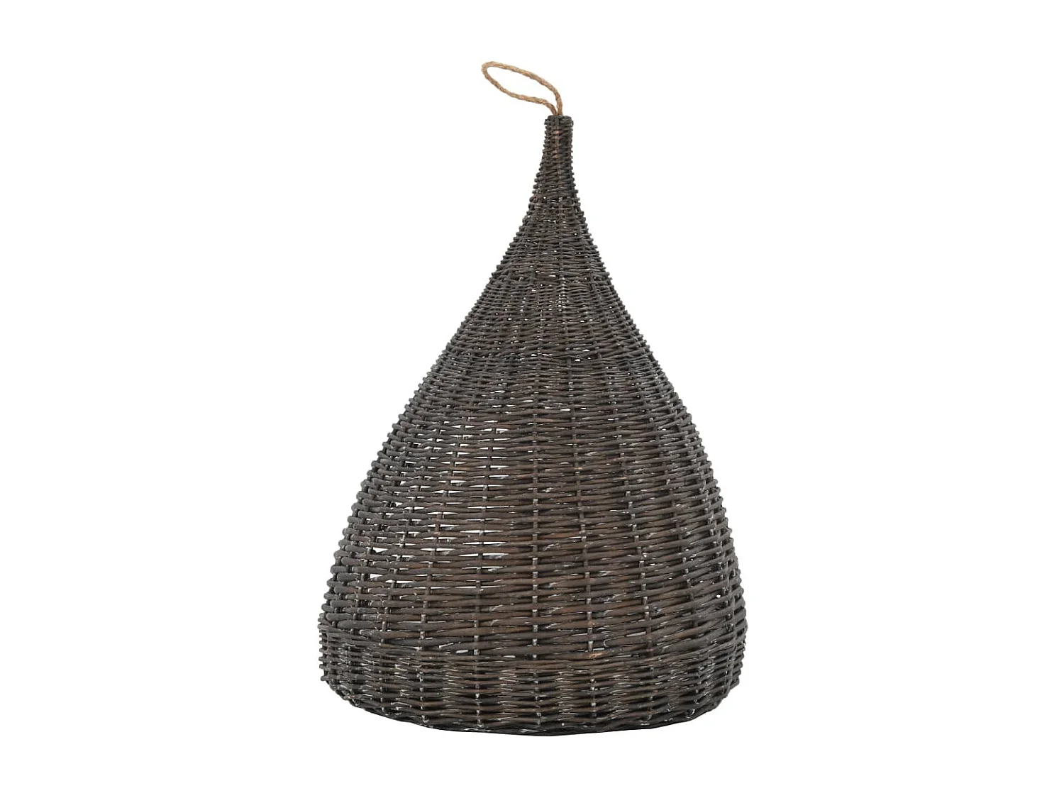 Panier pour chats avec coussin Gris 40x60 cm Saule naturel