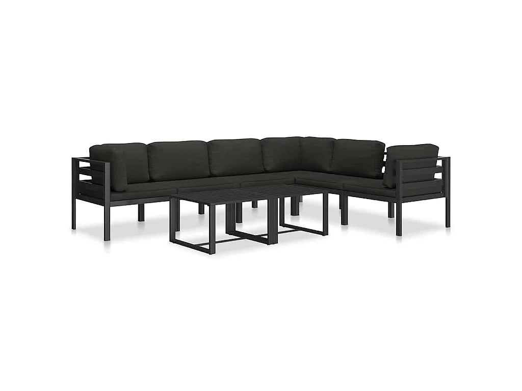 Table basse Aluminium Anthracite