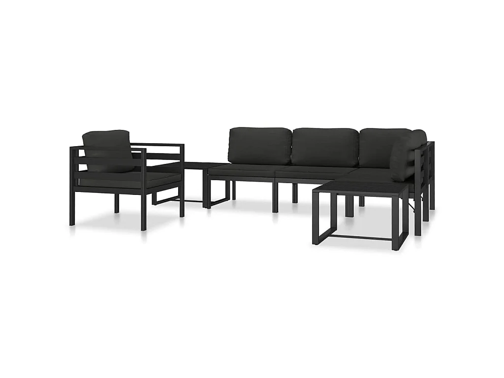 Table basse Aluminium Anthracite