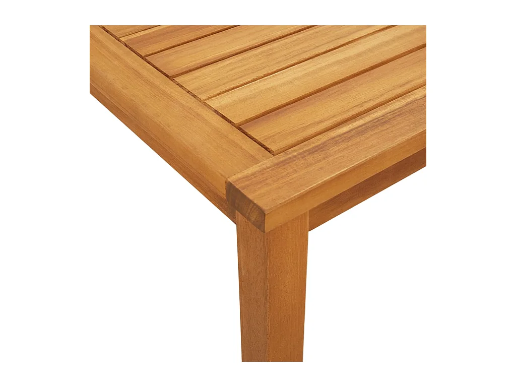 Salon de jardin 5 pcs beige résine tressée et bois d'acacia