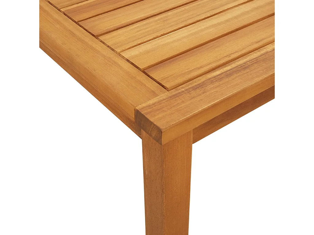 Ensemble de bistro 3 pcs gris résine tressée et bois d'acacia