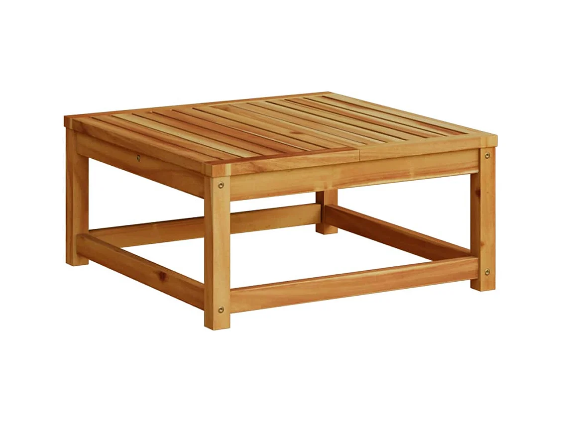 Set Salotto da Giardino 6 pz con Cuscini in Massello di Acacia