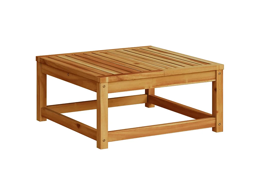 Table de jardin 63x63x30 cm bois d'acacia solide