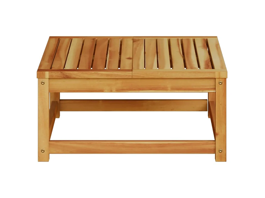Table de jardin 63x63x30 cm bois d'acacia solide
