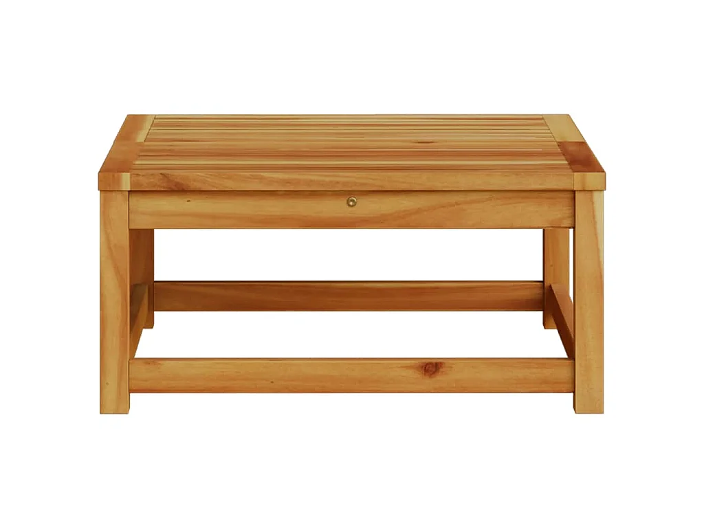 Table de jardin 63x63x30 cm bois d'acacia solide