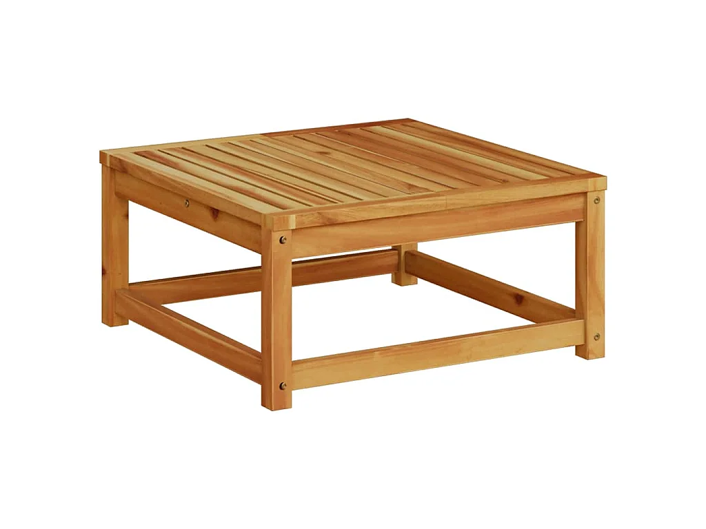 Table de jardin 63x63x30 cm bois d'acacia solide