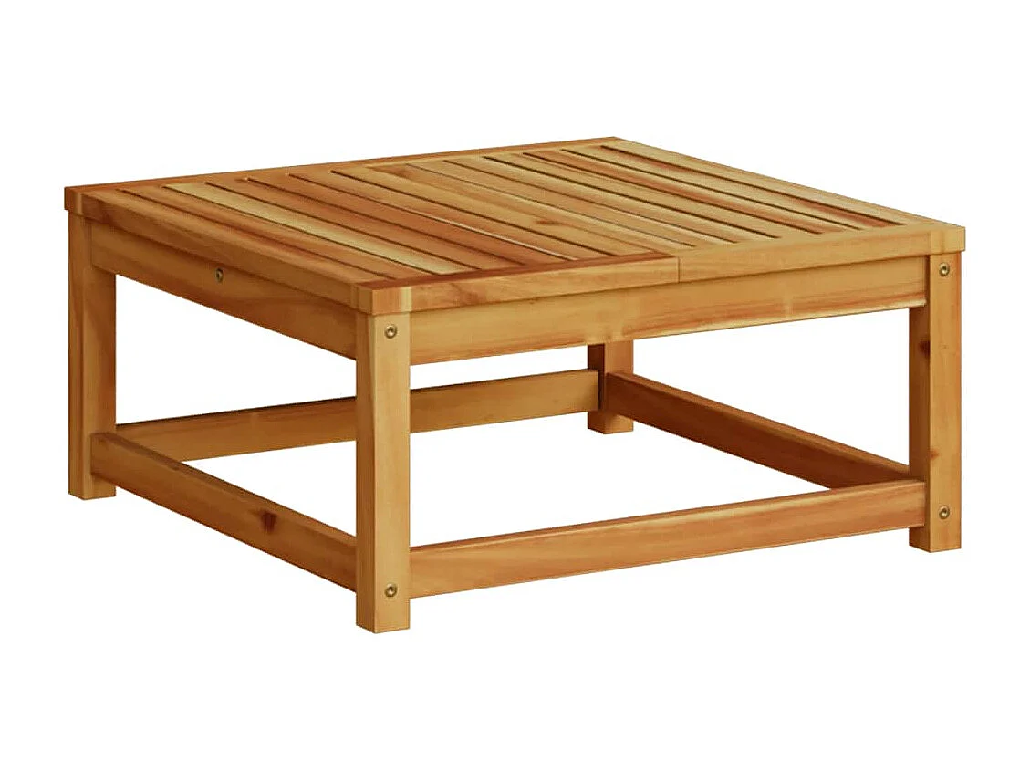 Set Salotto da Giardino 10 pz con Cuscini Legno Massello Acacia