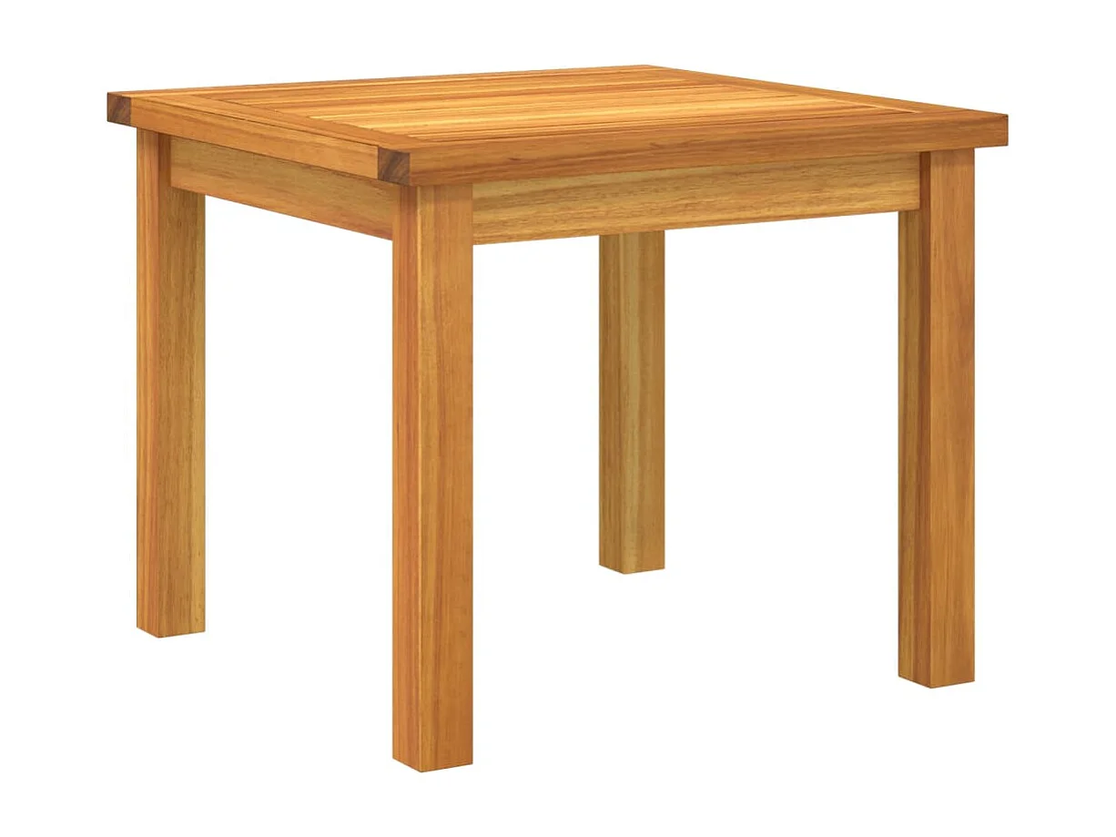 3-delige Bistroset poly rattan en acaciahout zwart