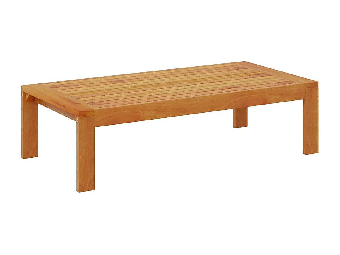 Table de jardin 100x50x27 cm bois d'acacia solide
