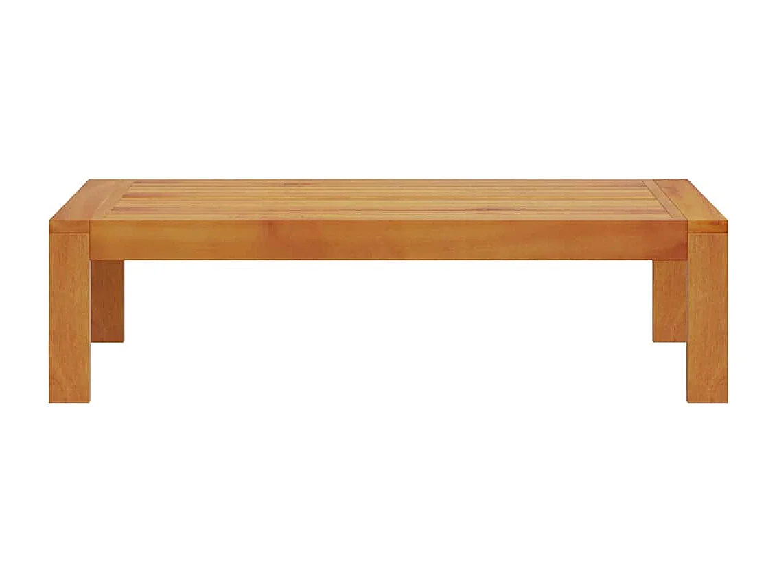 Table de jardin 100x50x27 cm bois d'acacia solide