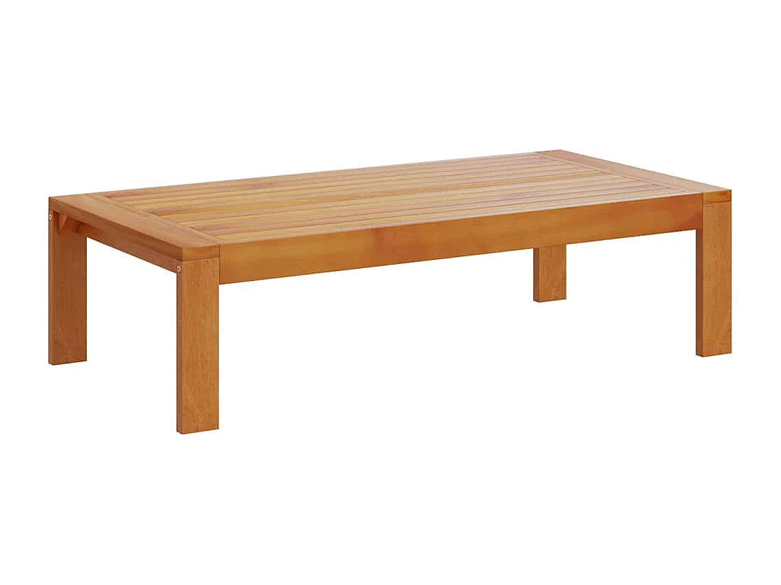 Table de jardin 100x50x27 cm bois d'acacia solide