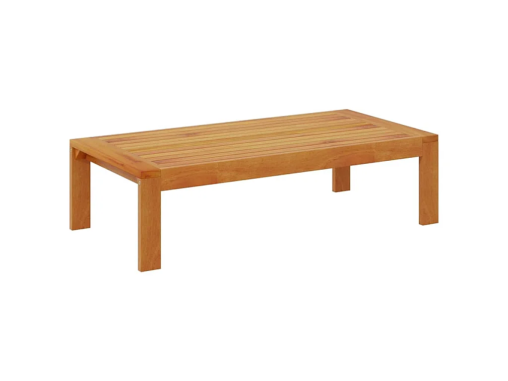 Table de jardin 100x50x27 cm bois d'acacia solide