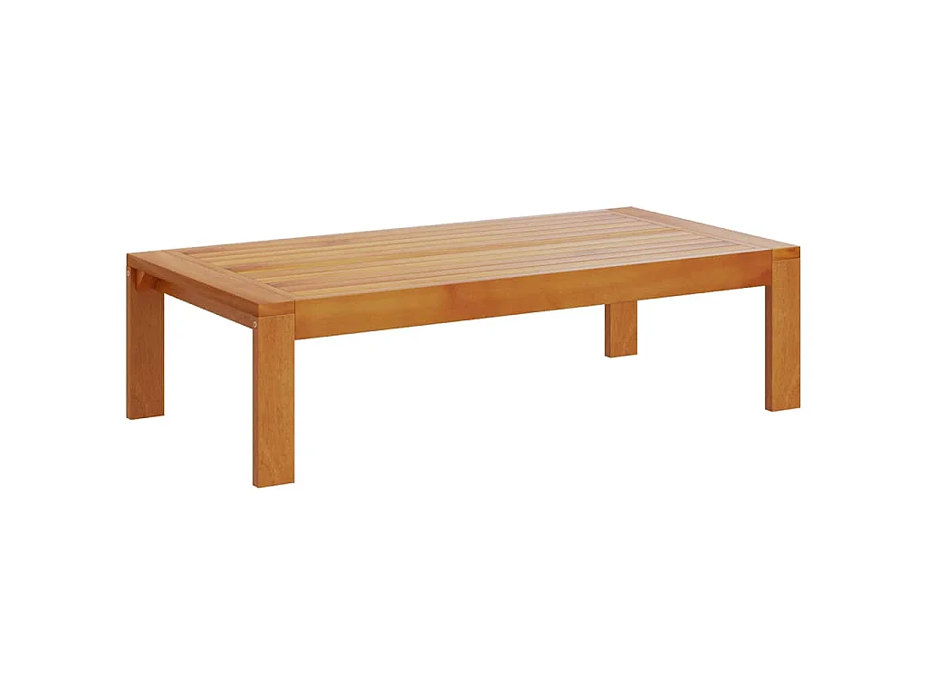 Table de jardin 100x50x27 cm bois d'acacia solide