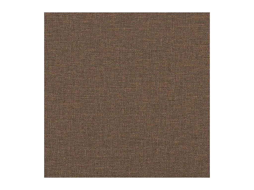 Massage-Chaiselongue mit Kissen Braun Stoff