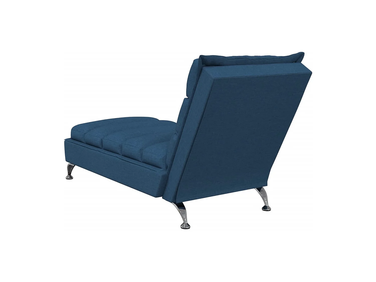 Sofá diván con cojines tela azul