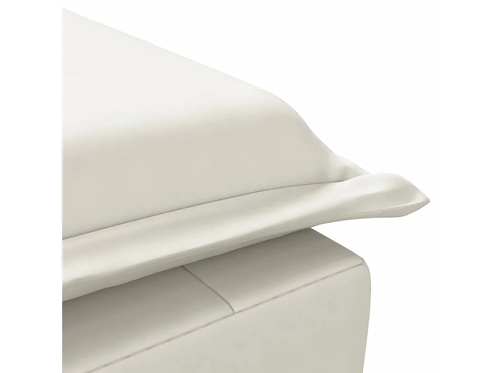 Chaise longue de massage avec traversin crème velours