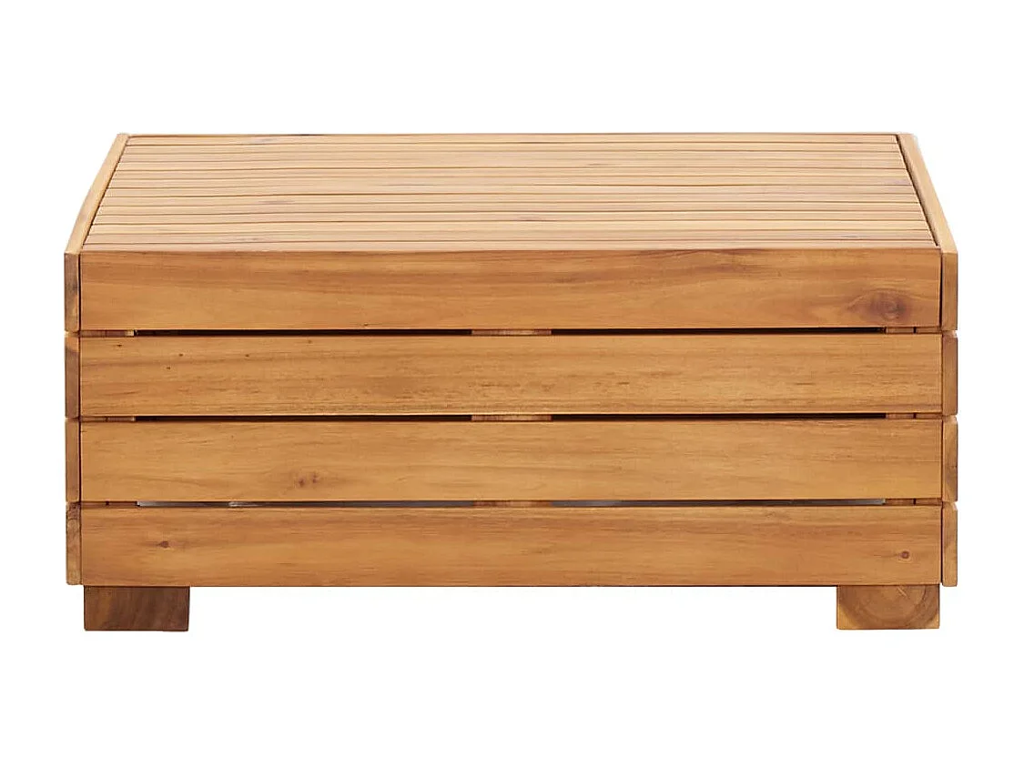 Salon de jardin 8 pcs avec coussins Bois d'acacia Gris foncé