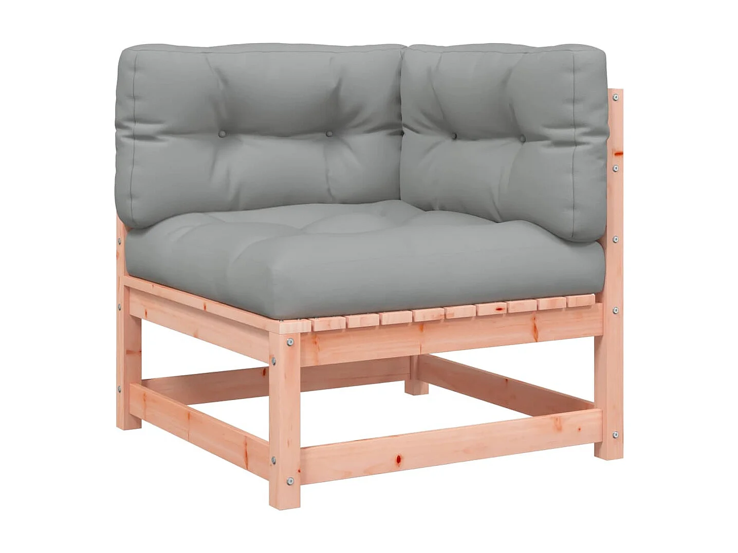 Set Divani Giardino 7 pz Cuscini Legno Massello Abete Douglas