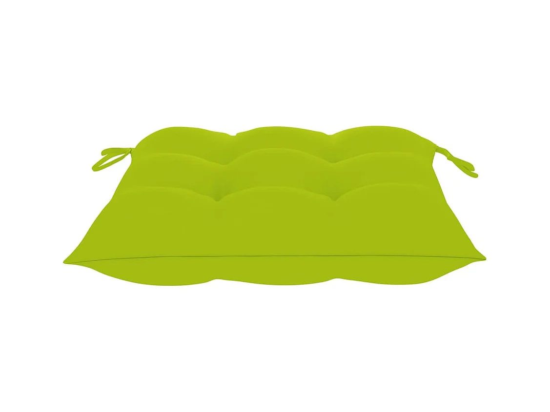 Chaises de jardin lot de 6 avec coussins Bois de teck massif