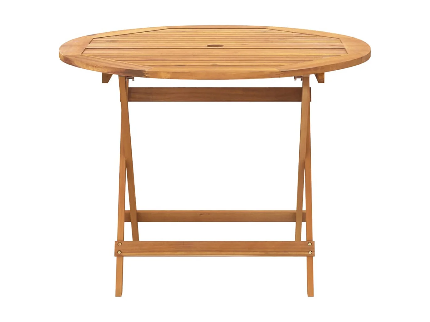 Ensemble à manger de jardin 5 pcs beige tissu et bois massif