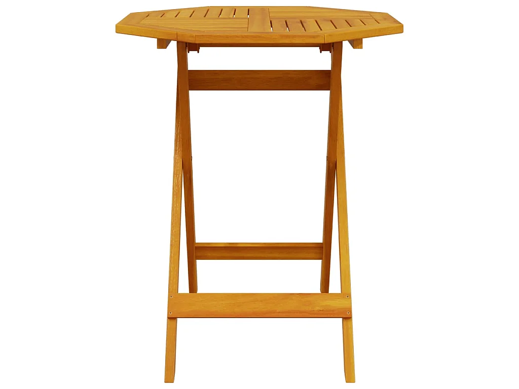 Set Bistrò Pieghevole 3pz in Legno Massello di Acacia