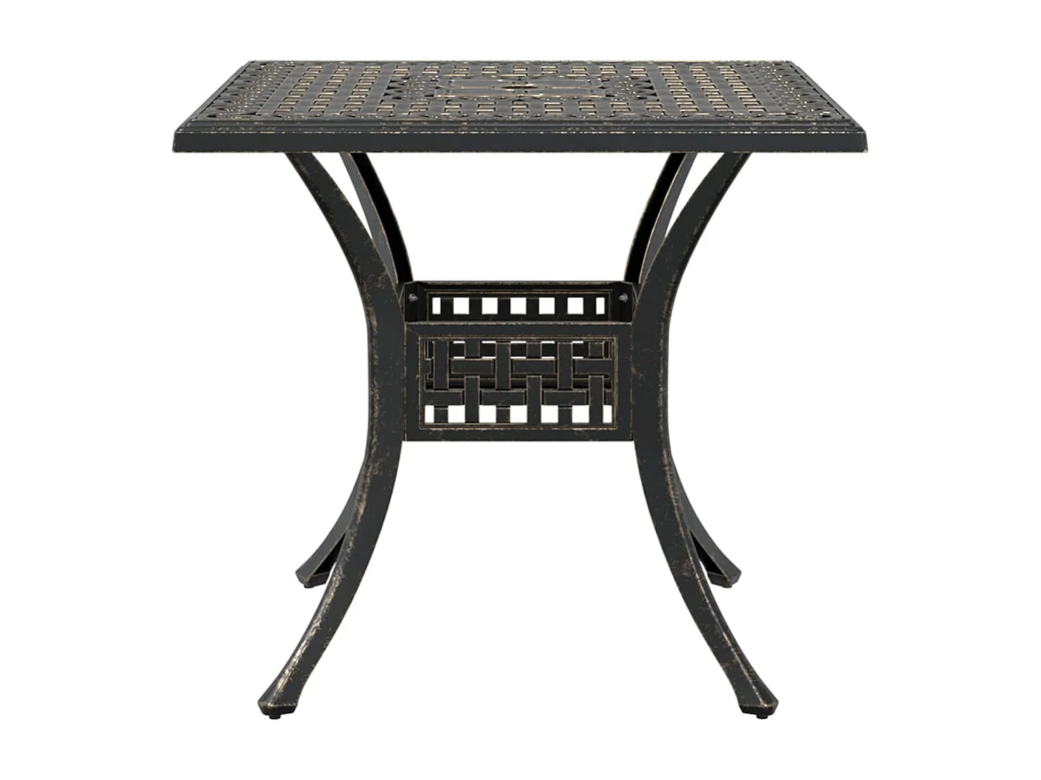 5-delige Tuinset geitaluminium bronskleurig