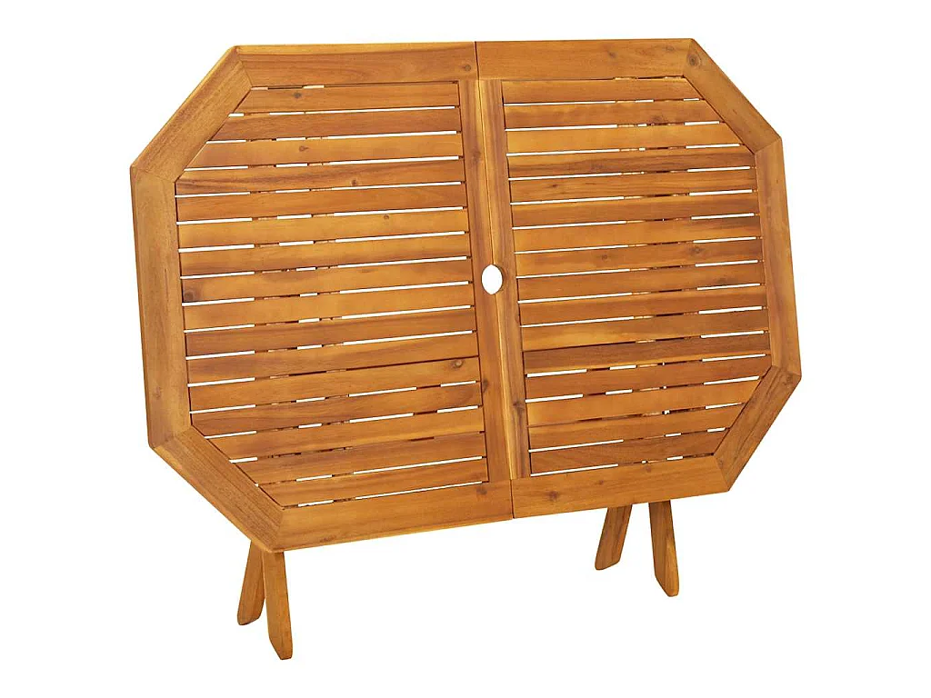 Ensemble à manger de jardin 5 pcs Bois d'acacia solide