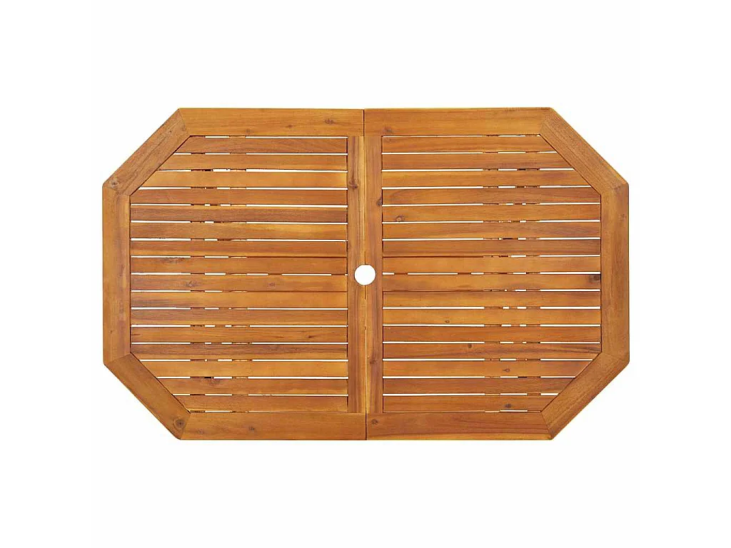 Ensemble à manger de jardin 5 pcs Bois d'acacia solide